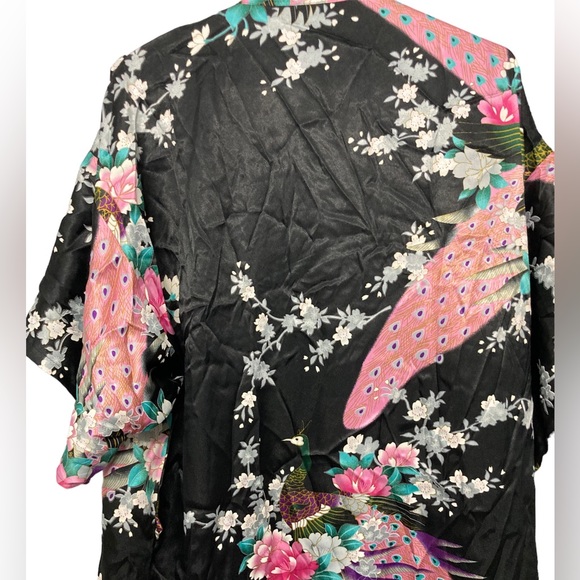 Jin Hon Kimono Coverup Robe Sz L - Picture 6 of 10